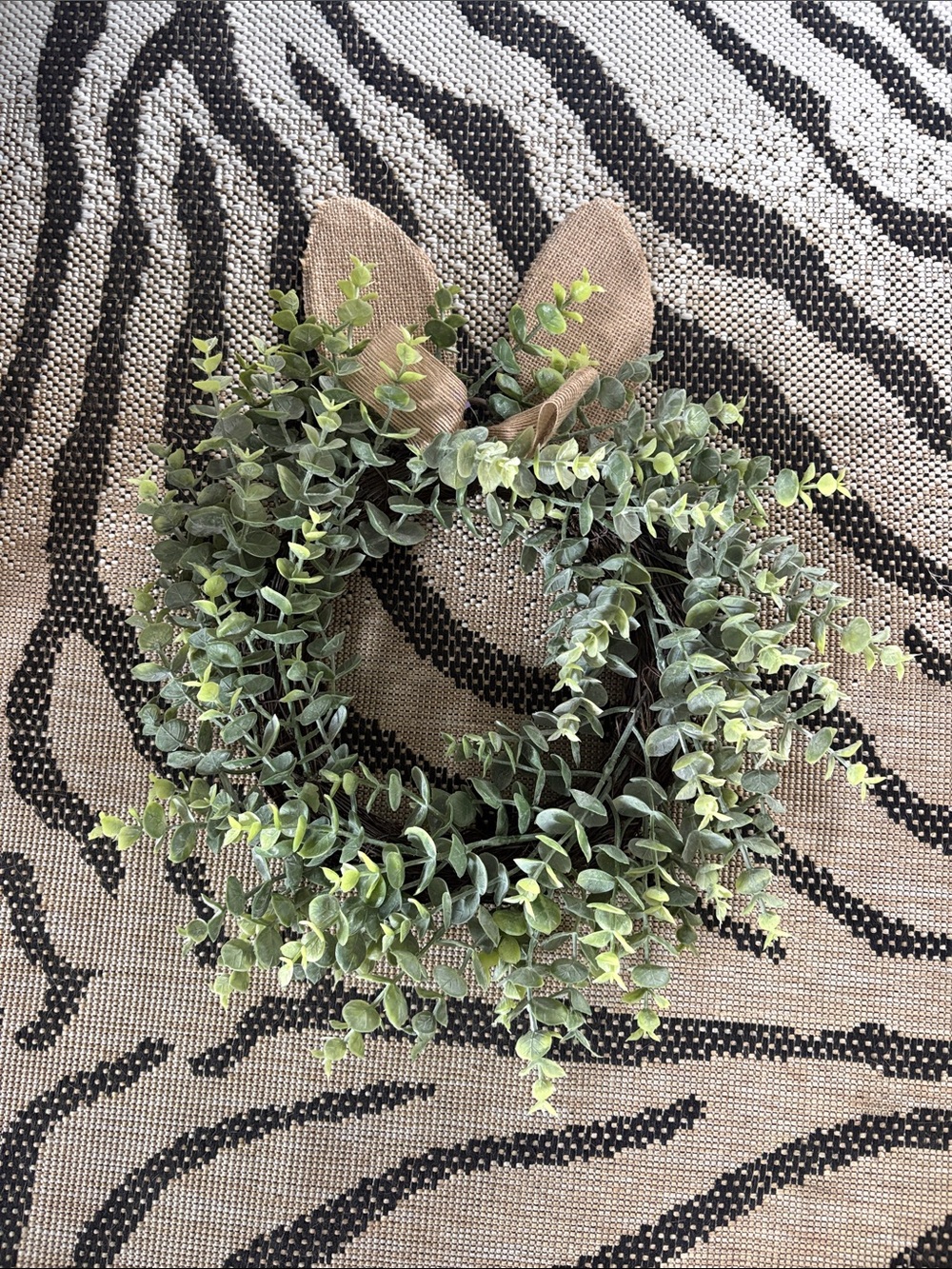 🆕Bunny Artificial Eucalyptus Wreath